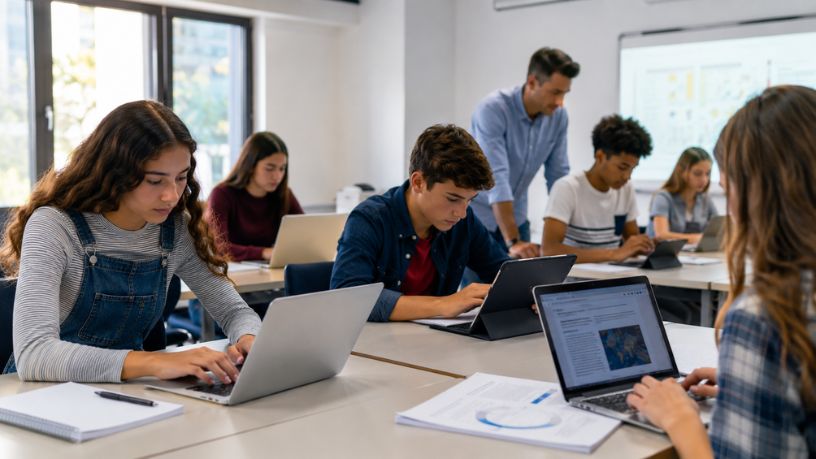 Tecnologia na educação transforma a forma como estudantes aprendem e se preparam para o futuro