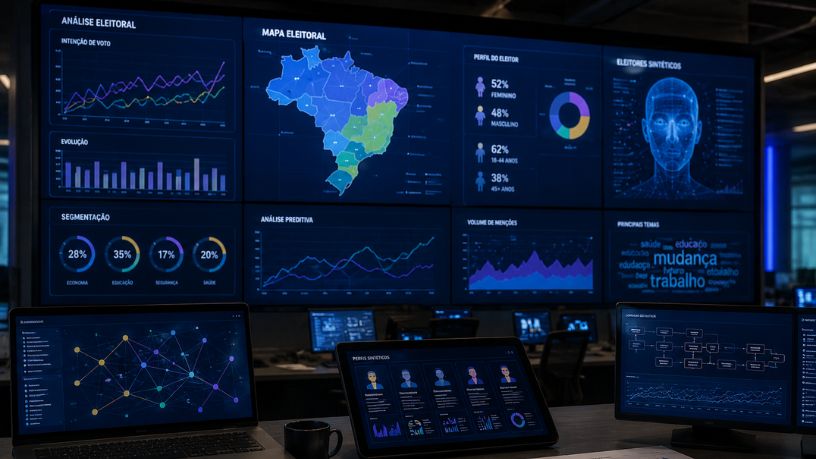 Inteligência artificial e eleitores sintéticos: a grande revolução silenciosa do marketing político nas eleições de 2026