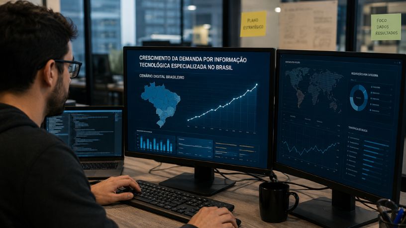 O Crescimento da Demanda por Informação Tecnológica Especializada no Cenário Digital Brasileiro